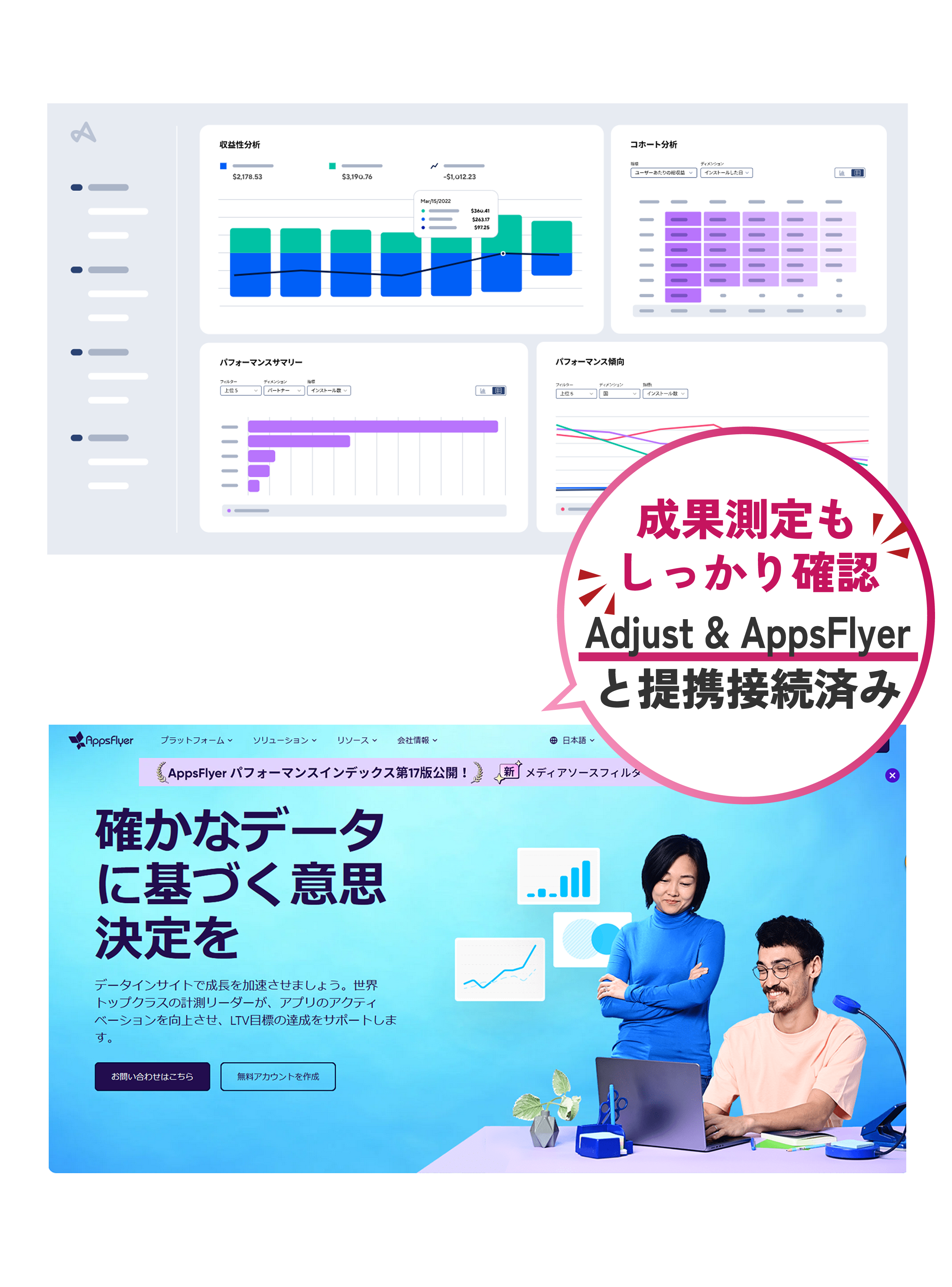 Adjust提携 & AppsFlyer提携